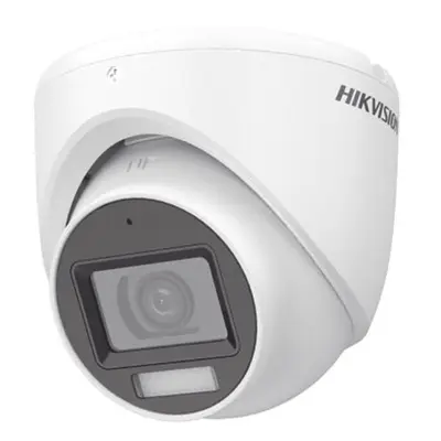 KIT de 4 cámaras HIKVISION TurboHD 1080p / DVR 4 Canales con audio por coaxitron / 4 Cámaras con Micrófono y 106° Visión/ luz blanca + IR visión nocturna / Transceptores / Conectores / Fuente de Poder Profesional - Image 2
