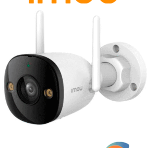 IMOU Bullet 2E 3Mp (IPC-K3DN-3H0WF) - Cámara IP Bullet WiFi de 3MP cuenta con micrófono integrado, 102° de visión, H.265, lente de 2.8mm, detección de humanos, IR 30m, IP67 y ranura MicroSD
