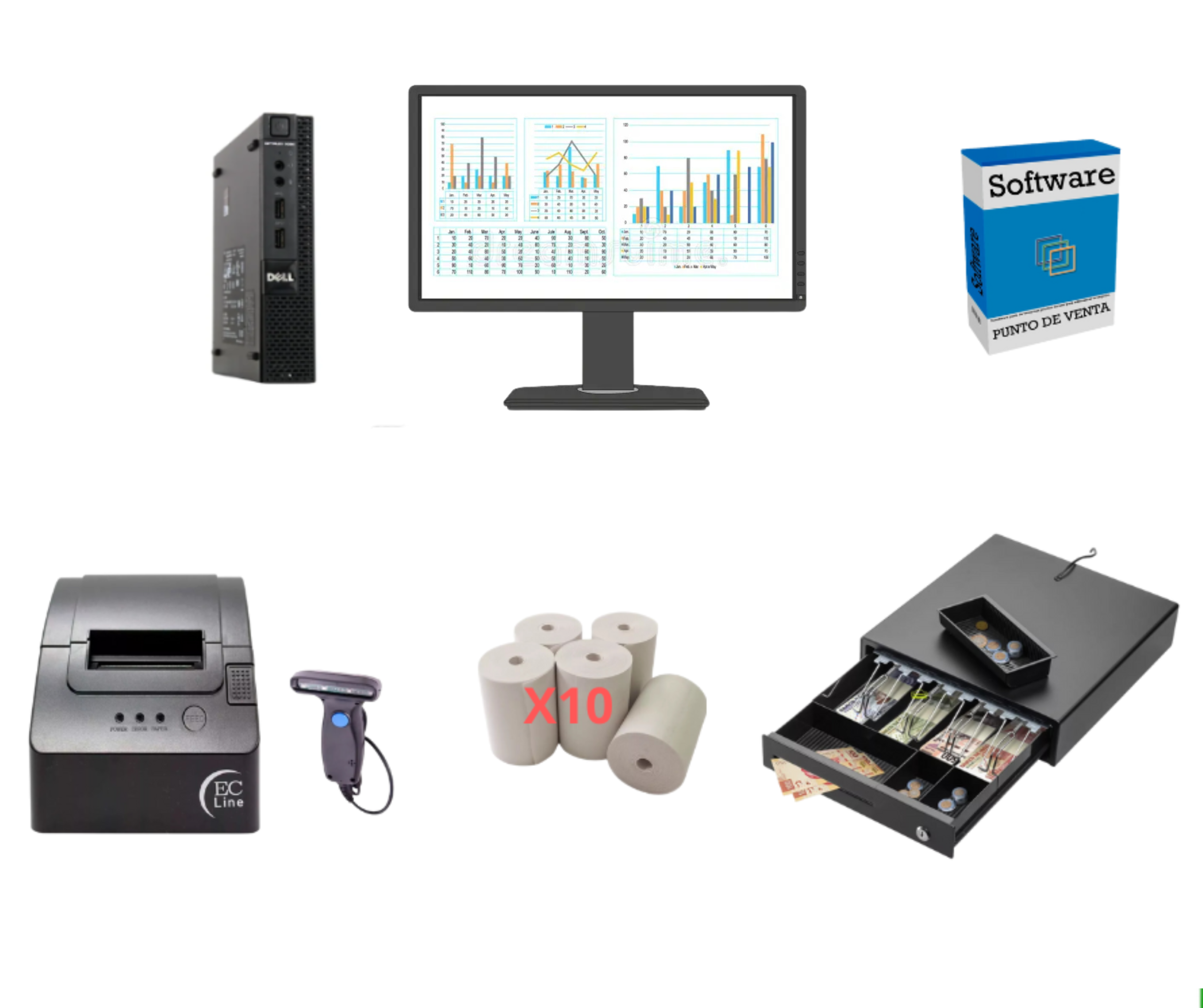 KIT Punto de Venta Profesional Multinegocios