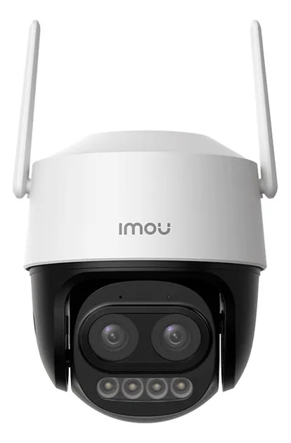 IMOU Cruiser Z Cámara IP PT Dual Wifi Full Color de 5MP Lente Fijo de 5 Megapíxeles IMOU Sense 56 Metros de Iluminación Nocturna Micrófono y Altavoz Integrados Audio Bidireccional 12X Zoom IP66