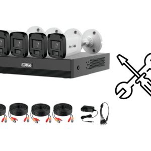 Servicio de instalación KIT 4 cámaras cableadas