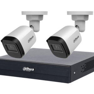 KIT DE 2 Cámaras DAHUA Bullet de 2 Megapíxeles/ Lente de 2.8 mm/ 30 Metros de IR/ 100 Grados de Apertura/ IP67/ Soporta: CVI/TVI/AHD y CVBS
