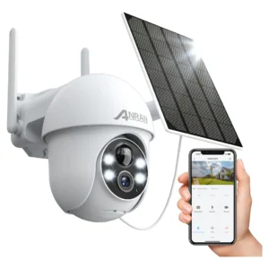Camara de seguridad Solar WiFi para exterior 2.4G HD visión nocturna luz blanca 3MP